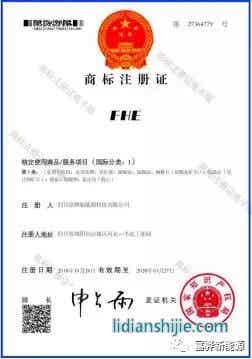 四川富驊新能源科技有限公司申請的FHE商標1