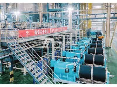 瑯菱智能磷酸鐵鋰正極材料自動化生產線